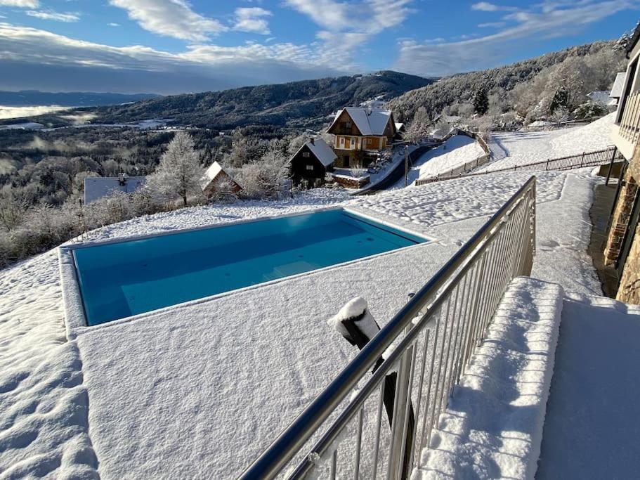 Greim15 --- Ganzes Ferienhaus Mit Fernsicht, Pool, Wellness Deutschlandsberg Eksteriør billede