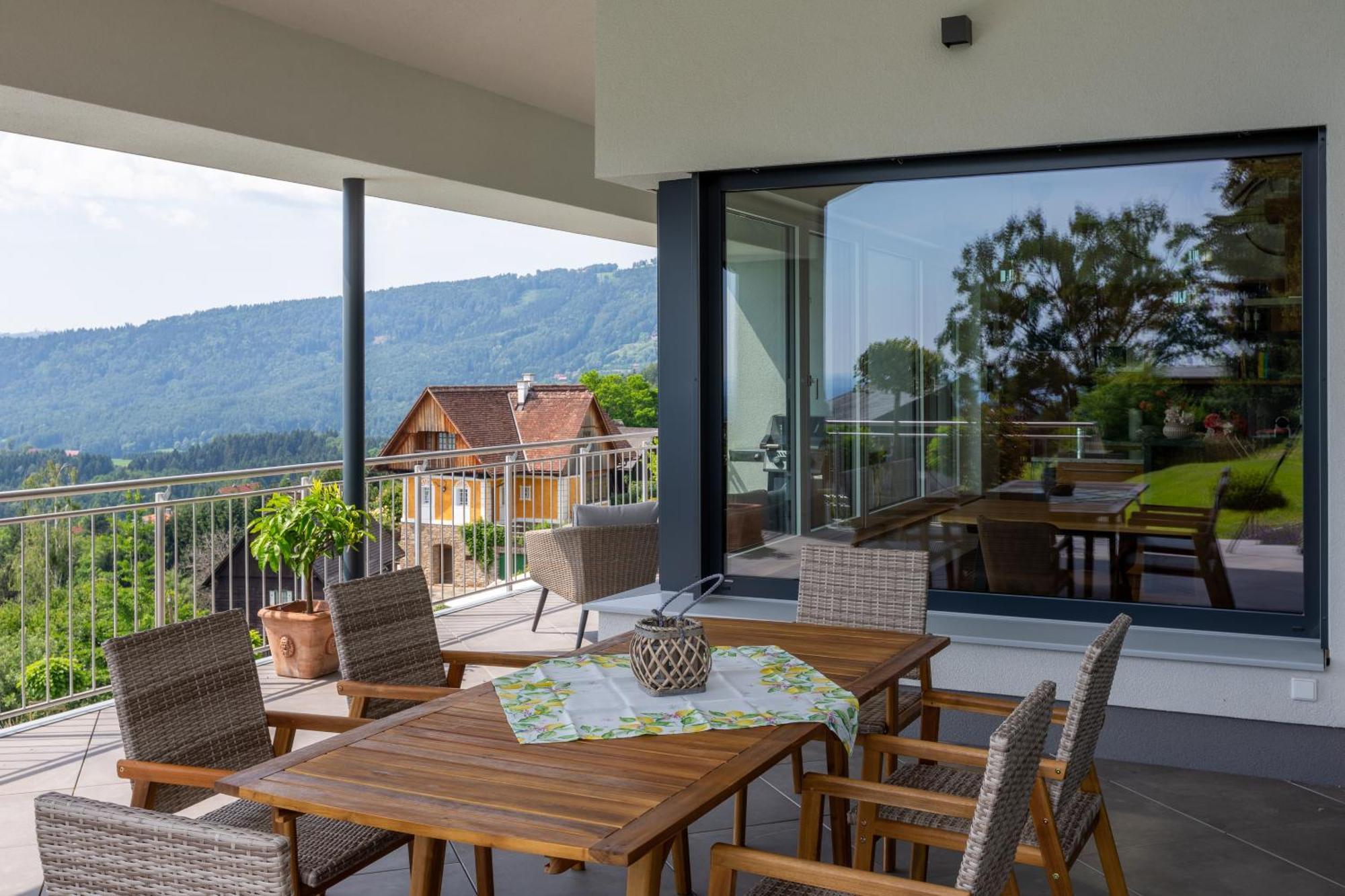 Greim15 --- Ganzes Ferienhaus Mit Fernsicht, Pool, Wellness Deutschlandsberg Eksteriør billede