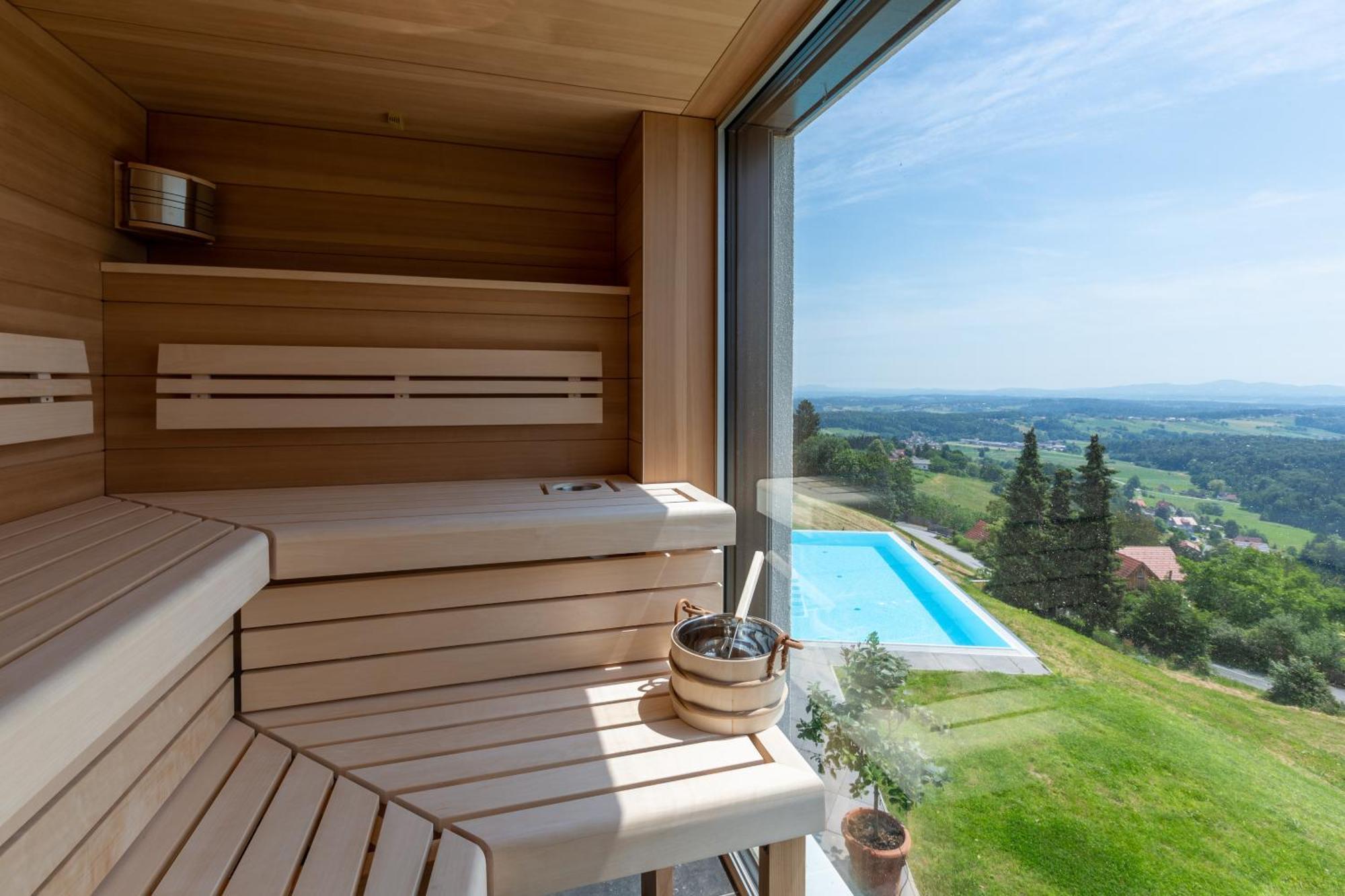 Greim15 --- Ganzes Ferienhaus Mit Fernsicht, Pool, Wellness Deutschlandsberg Eksteriør billede