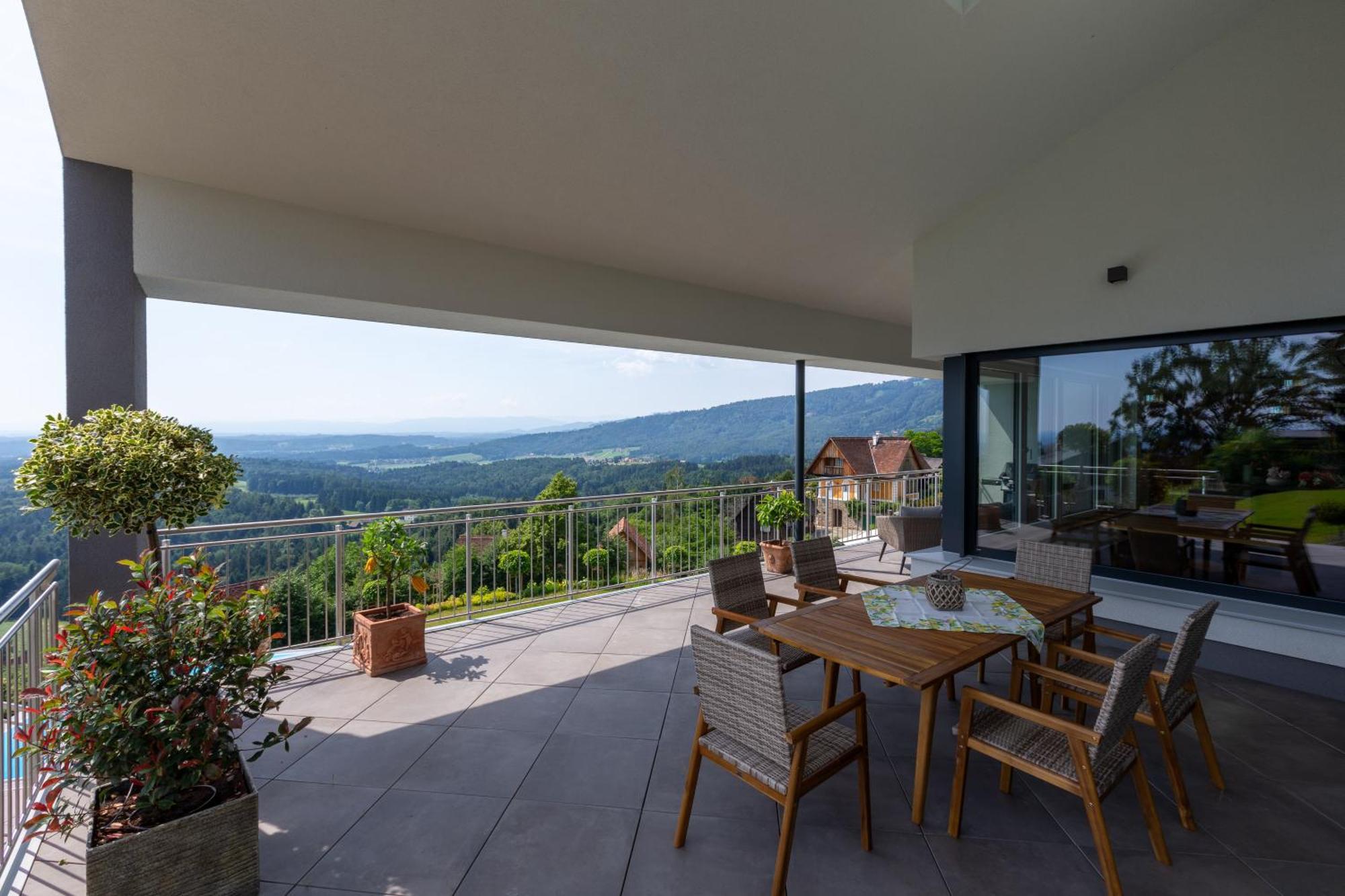 Greim15 --- Ganzes Ferienhaus Mit Fernsicht, Pool, Wellness Deutschlandsberg Eksteriør billede
