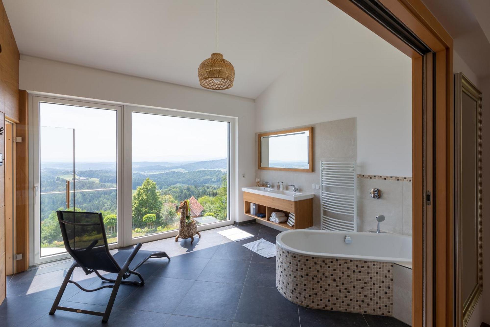 Greim15 --- Ganzes Ferienhaus Mit Fernsicht, Pool, Wellness Deutschlandsberg Eksteriør billede